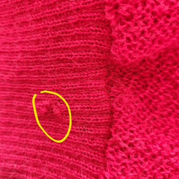 Vintage Milwaukee Knit 100% Alpaca Cardigan Size Large - Picture 7 of 9